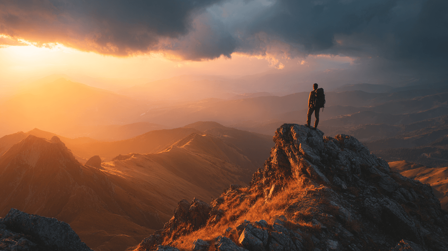 Alpiniste en pleine aventure