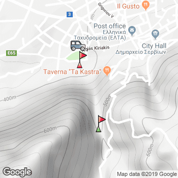 Vista de Servia, Φαράγγι Σερβίων