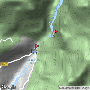 Vista de Canyon de Bras Rouge (Médian)